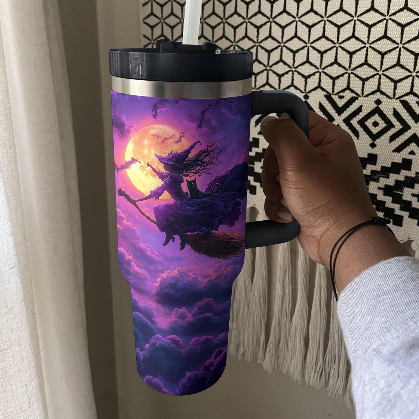 Le vol au clair de lune de la sorcière Shineful Tumbler