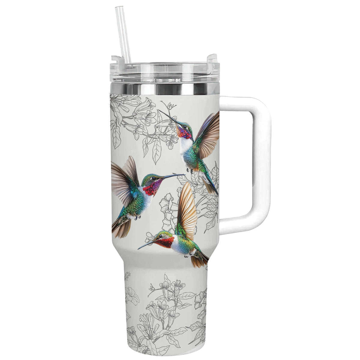 Shineful Tumbler Sketch Hummingbird