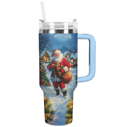 Shineful Tumbler Santa's Holiday