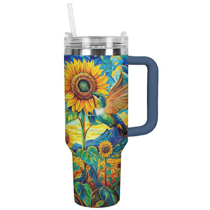 Shineful Tumbler Hummingbird Sunflower