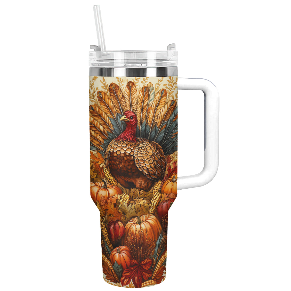 Shineful Tumbler Harvest Turkey Autumn