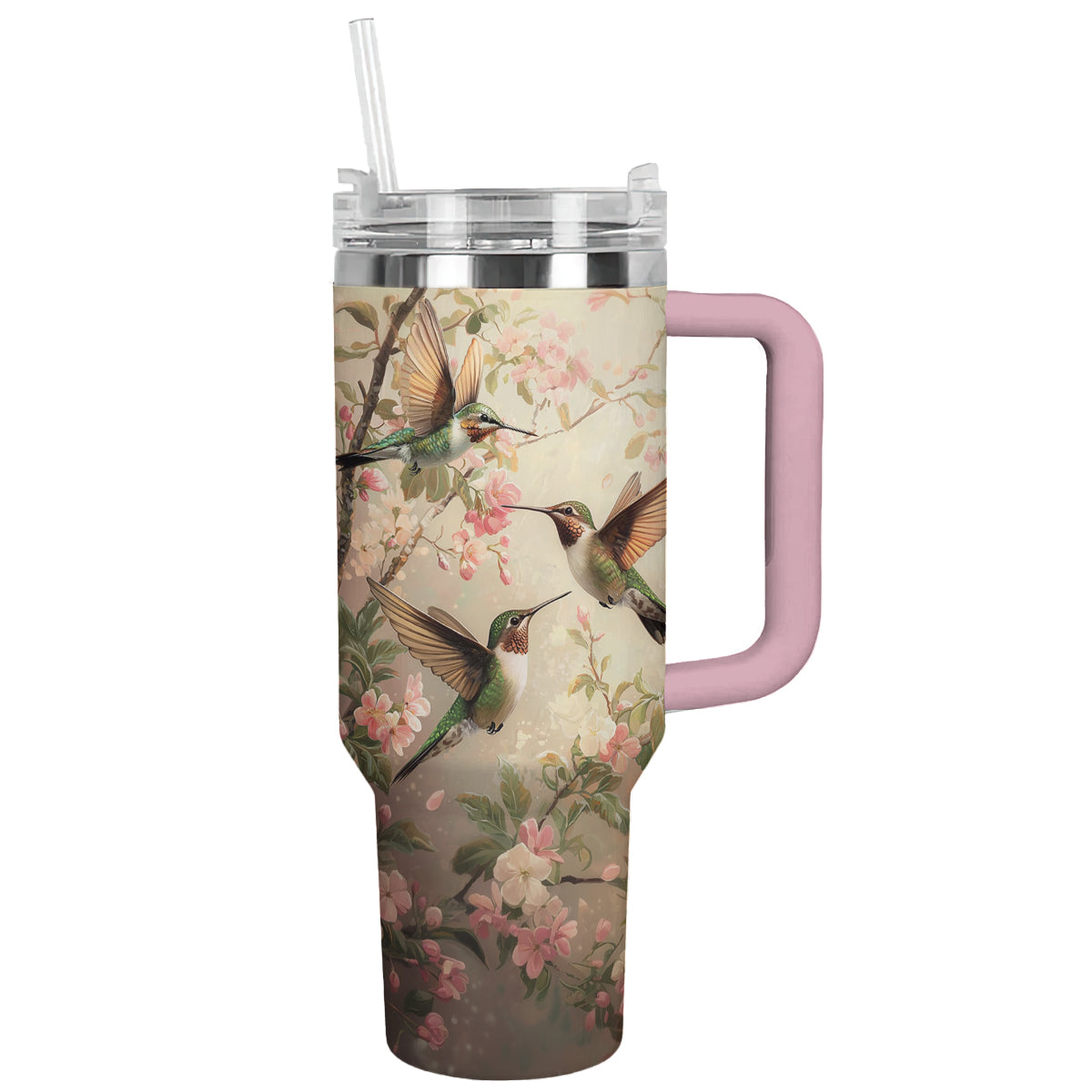 Shineful Tumbler Blossom Hummingbird