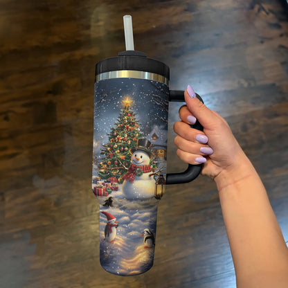 Shineful Tumbler Snowman Christmas