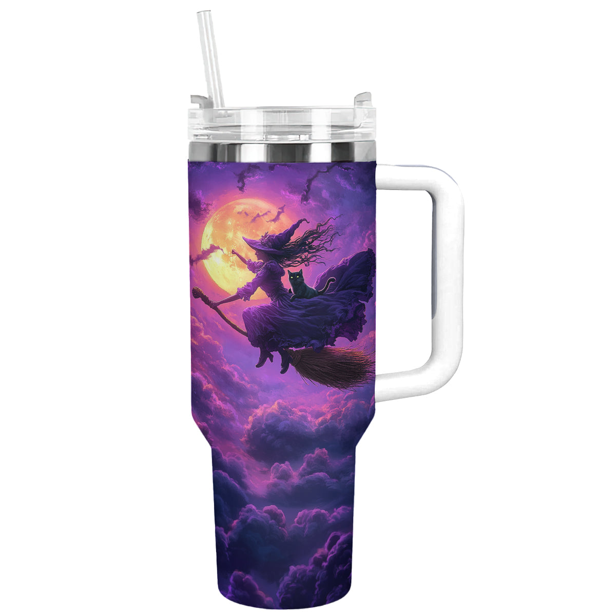 Le vol au clair de lune de la sorcière Shineful Tumbler