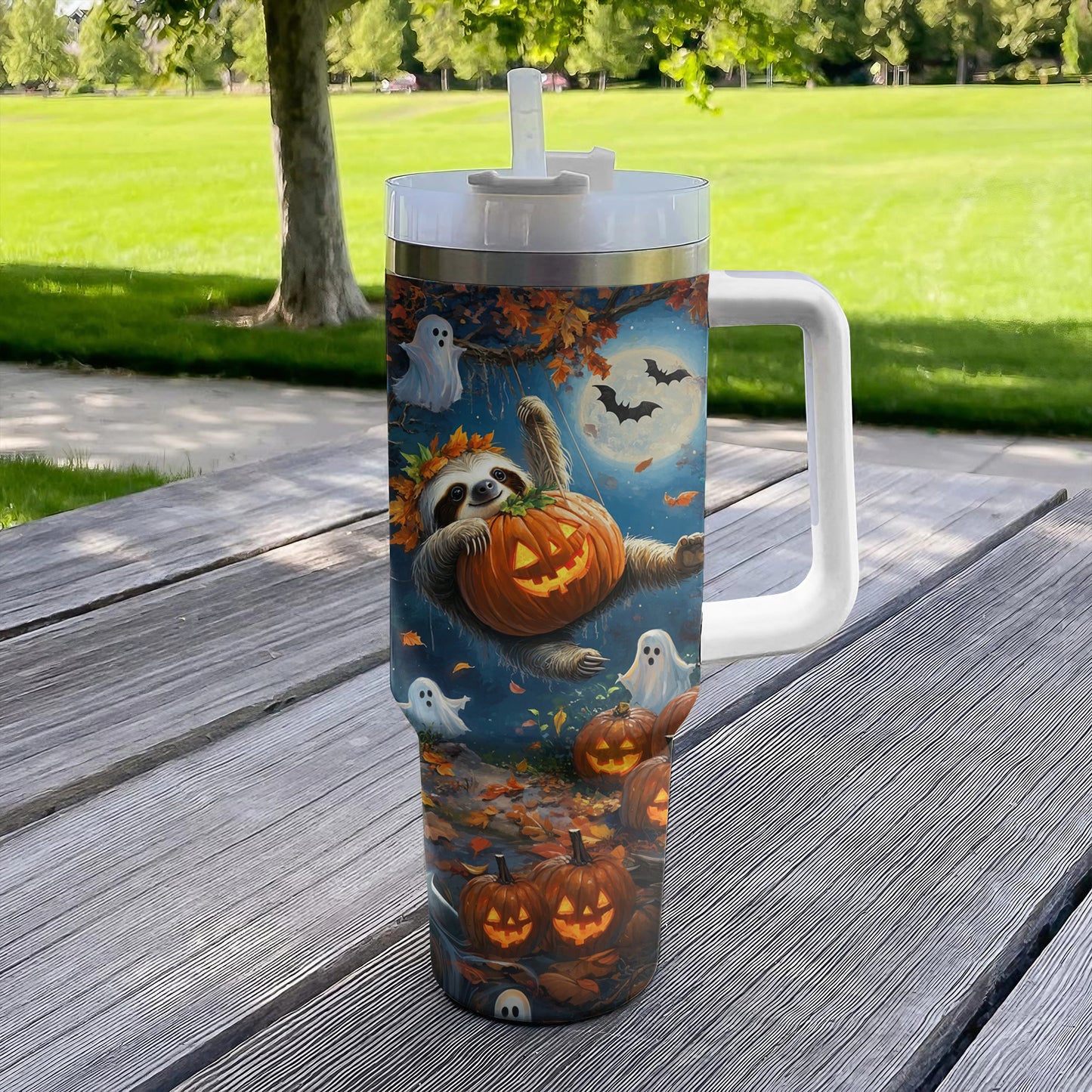 Shineful Tumbler Halloween Sloth