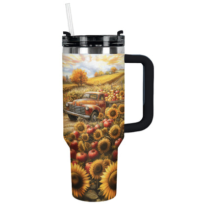 Shineful Tumbler Vintage Farm Truck Tumbler