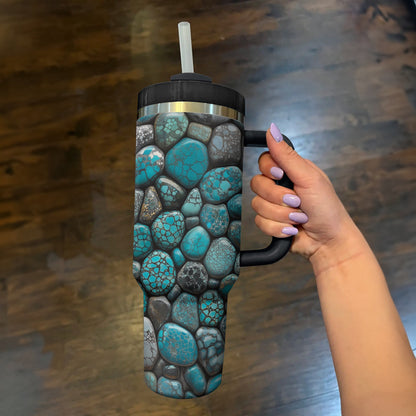 Shineful Tumbler Turquoise Stone