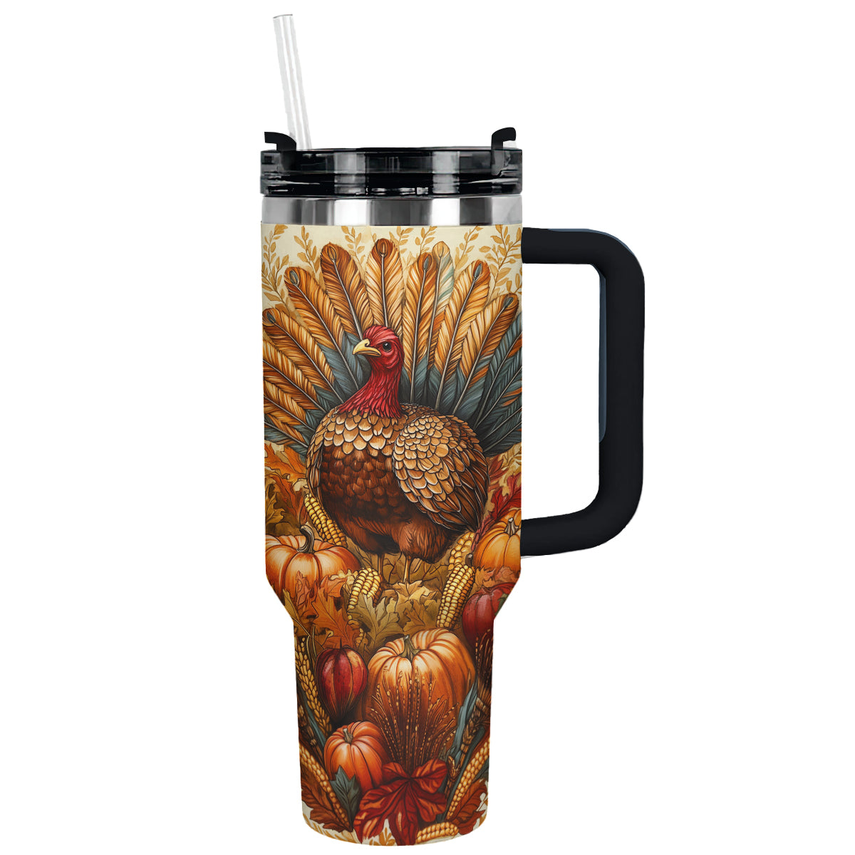 Shineful Tumbler Harvest Turkey Autumn