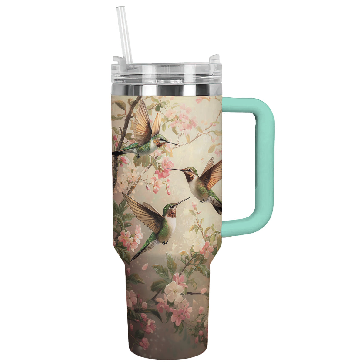 Shineful Tumbler Blossom Hummingbird