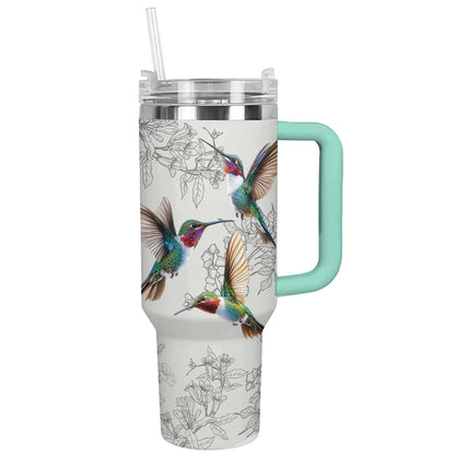 Shineful Tumbler Sketch Hummingbird