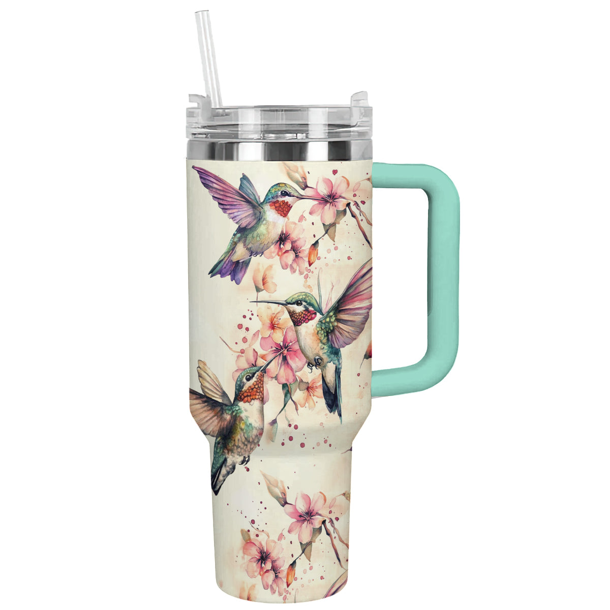 Shineful Tumbler Blossom Hummingbird