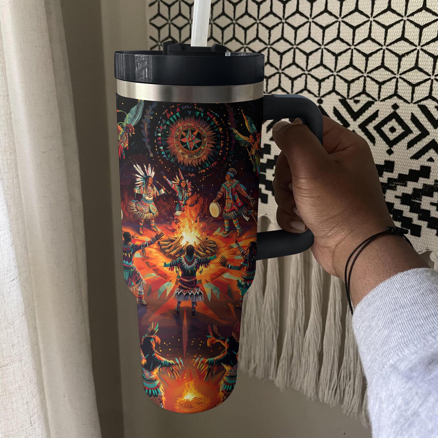 Shineful Tumbler Tribal Dance