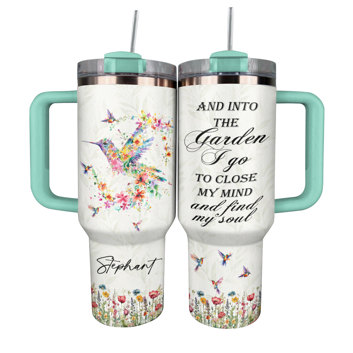 Shineful Tumbler Hummingbirds Made From Flowers