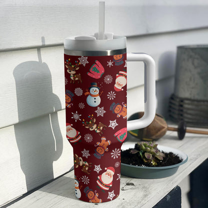 Shineful Tumbler Winter Wonderland Christmas Pattern