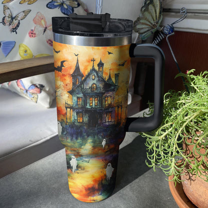 Shineful Tumbler Halloween Haunted Mansion