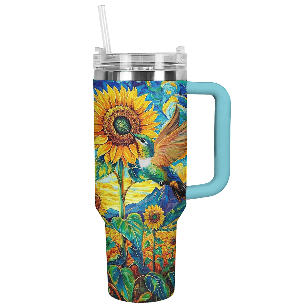 Shineful Tumbler Hummingbird Sunflower