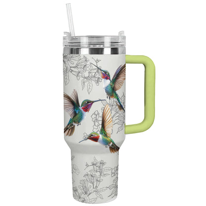 Shineful Tumbler Sketch Hummingbird