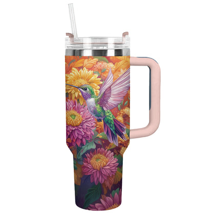 Shineful Tumbler Hummingbird Blossom Autumn