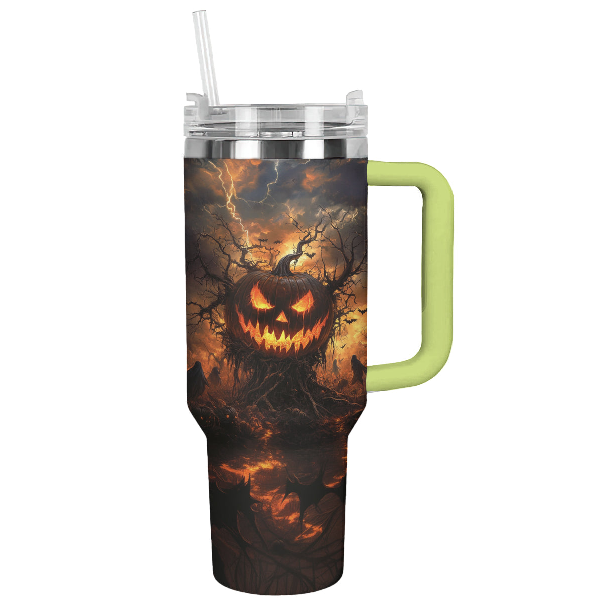 Shineful Tumbler Jack-O'-Lantern On Halloween