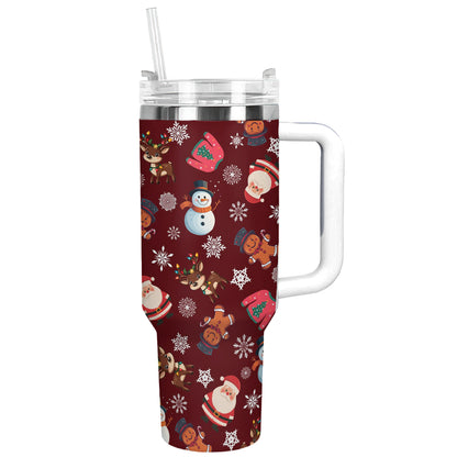 Shineful Tumbler Winter Wonderland Christmas Pattern