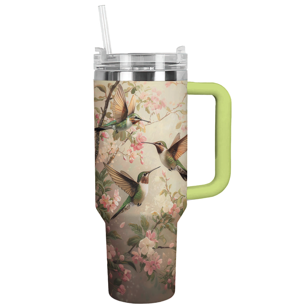 Shineful Tumbler Blossom Hummingbird