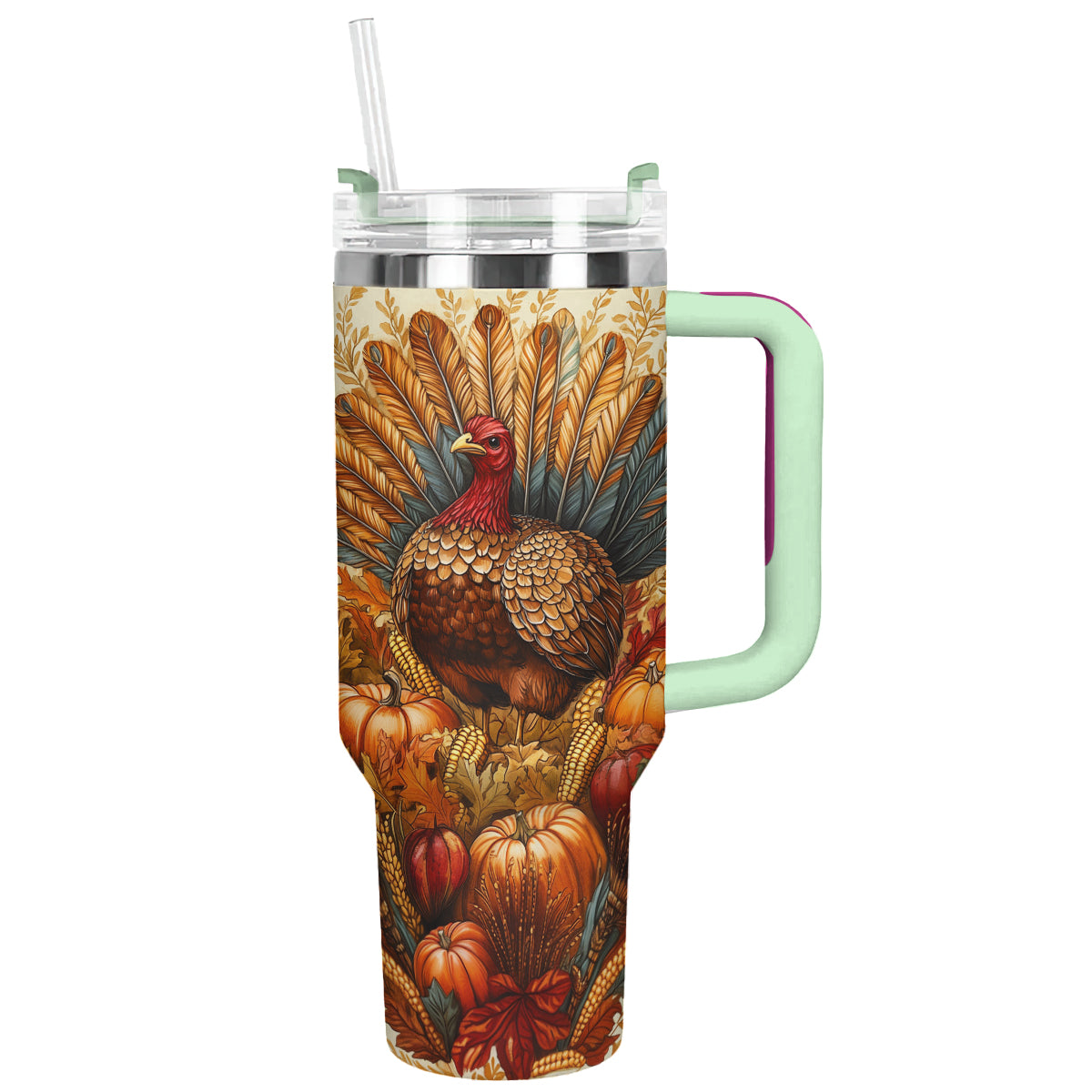 Shineful Tumbler Harvest Turkey Autumn