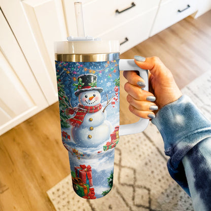 Shineful Tumbler Frosty Snowman Christmas