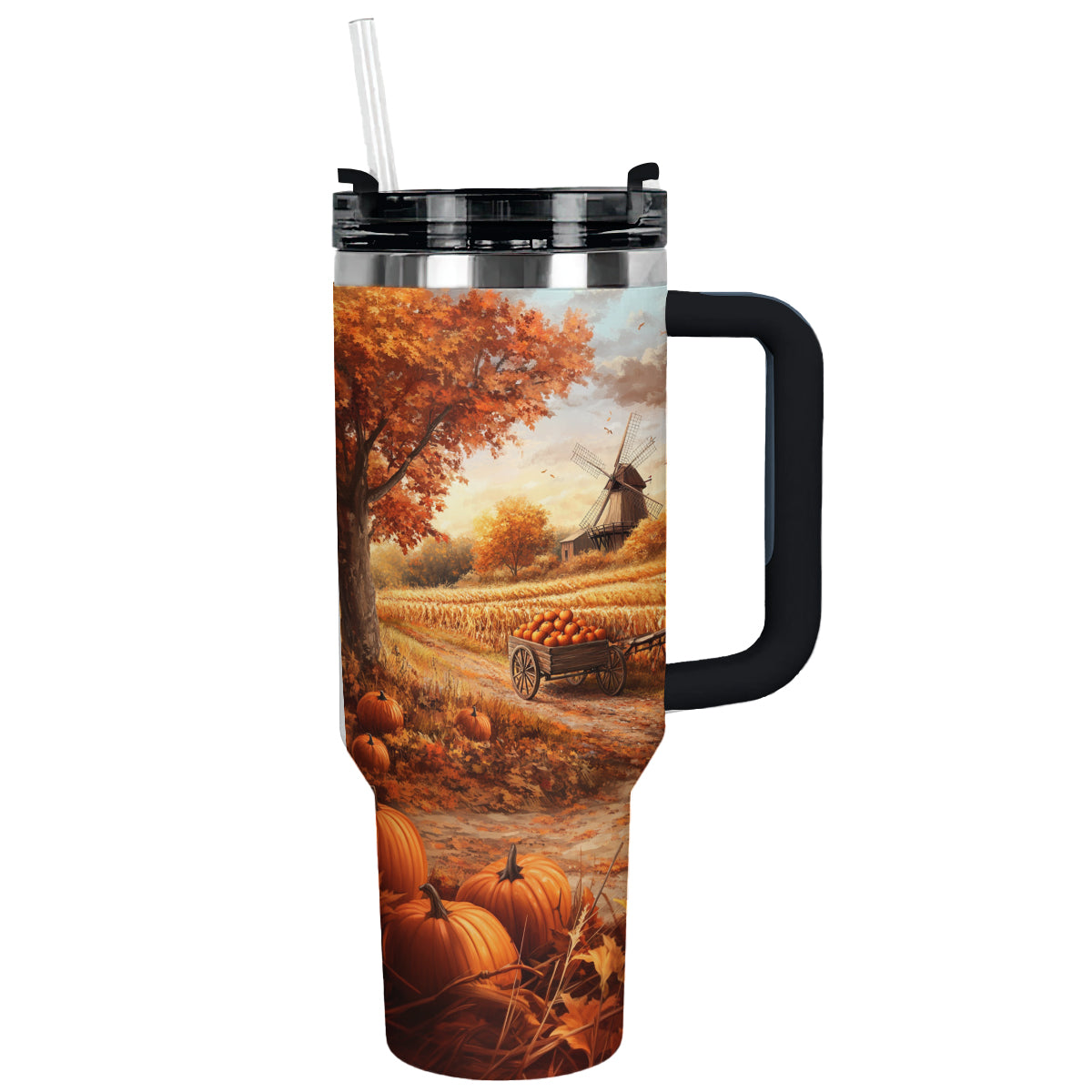 Shineful Tumbler Pumpkin Harvest