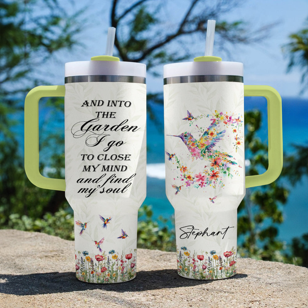 Shineful Tumbler Hummingbirds Made From Flowers