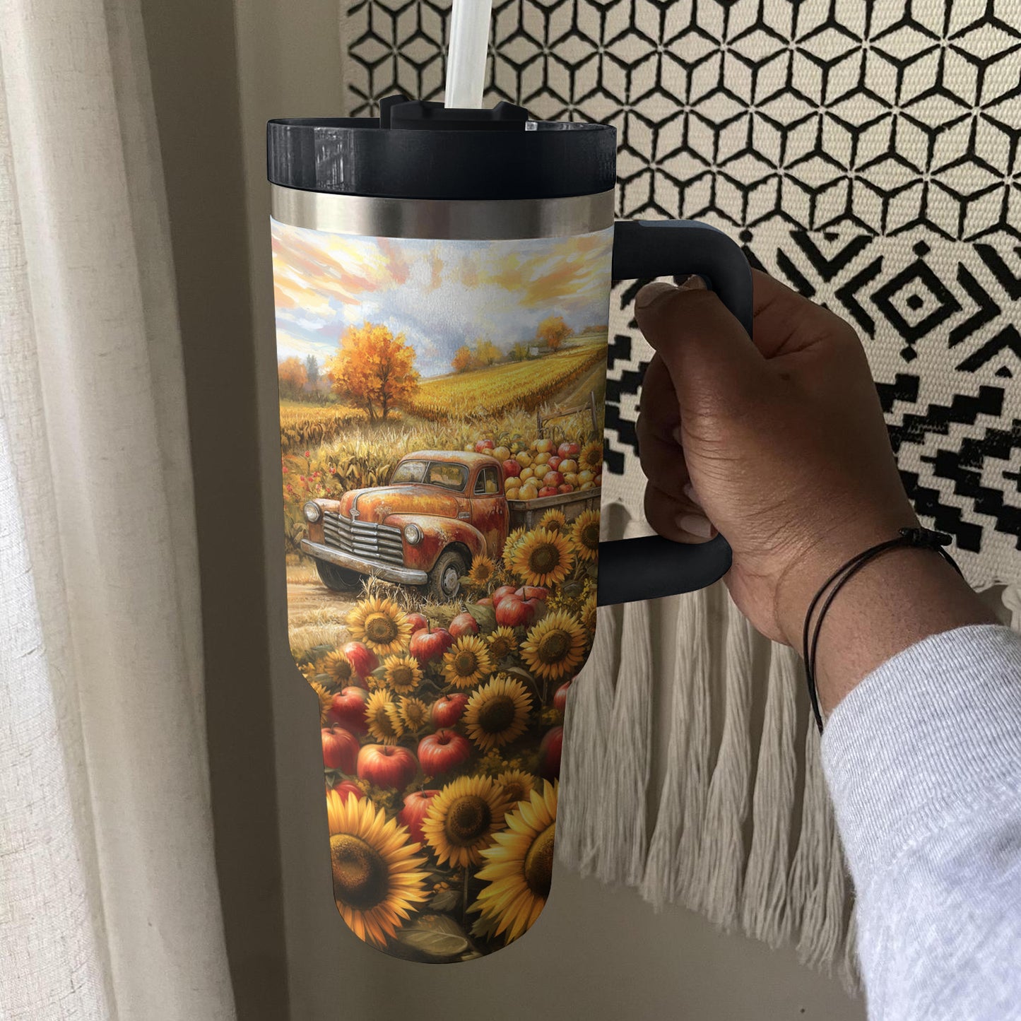 Shineful Tumbler Vintage Farm Truck Tumbler