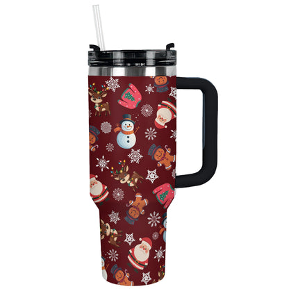 Shineful Tumbler Winter Wonderland Christmas Pattern