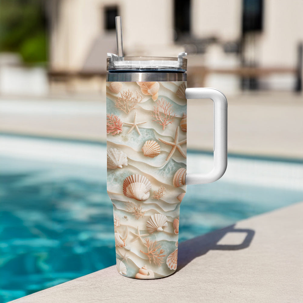 Shineful Tumbler Seashell Paradise