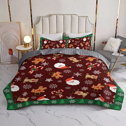 Shineful All Season Quilt 3-Piece Set - Christmas Cheer