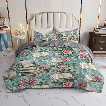 Shineful All Season Quilt 3-Piece Set Rose & Prose