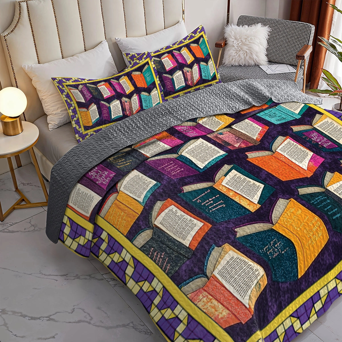 Shineful All Season Quilt 3-Piece Set - Book Lover's Haven