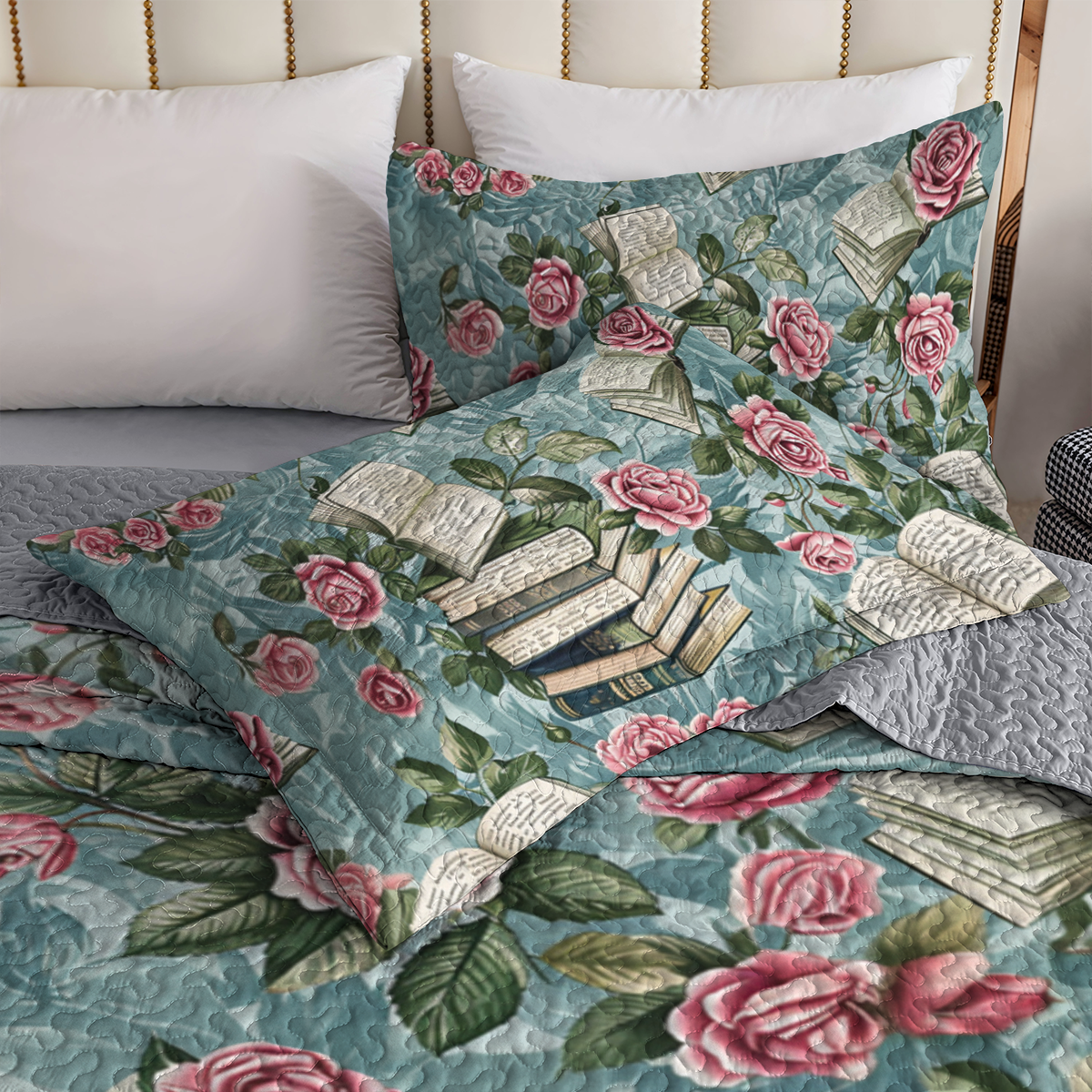 Shineful All Season Quilt 3-Piece Set Rose & Prose