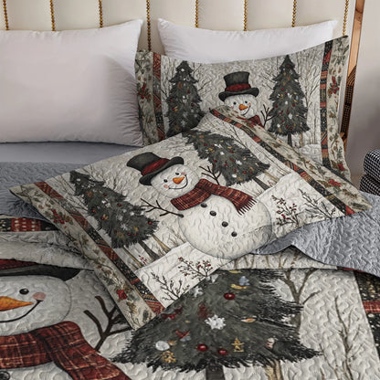 Shineful All Season Quilt 3-Piece Set Christmas Winter Wonderland Snuggle