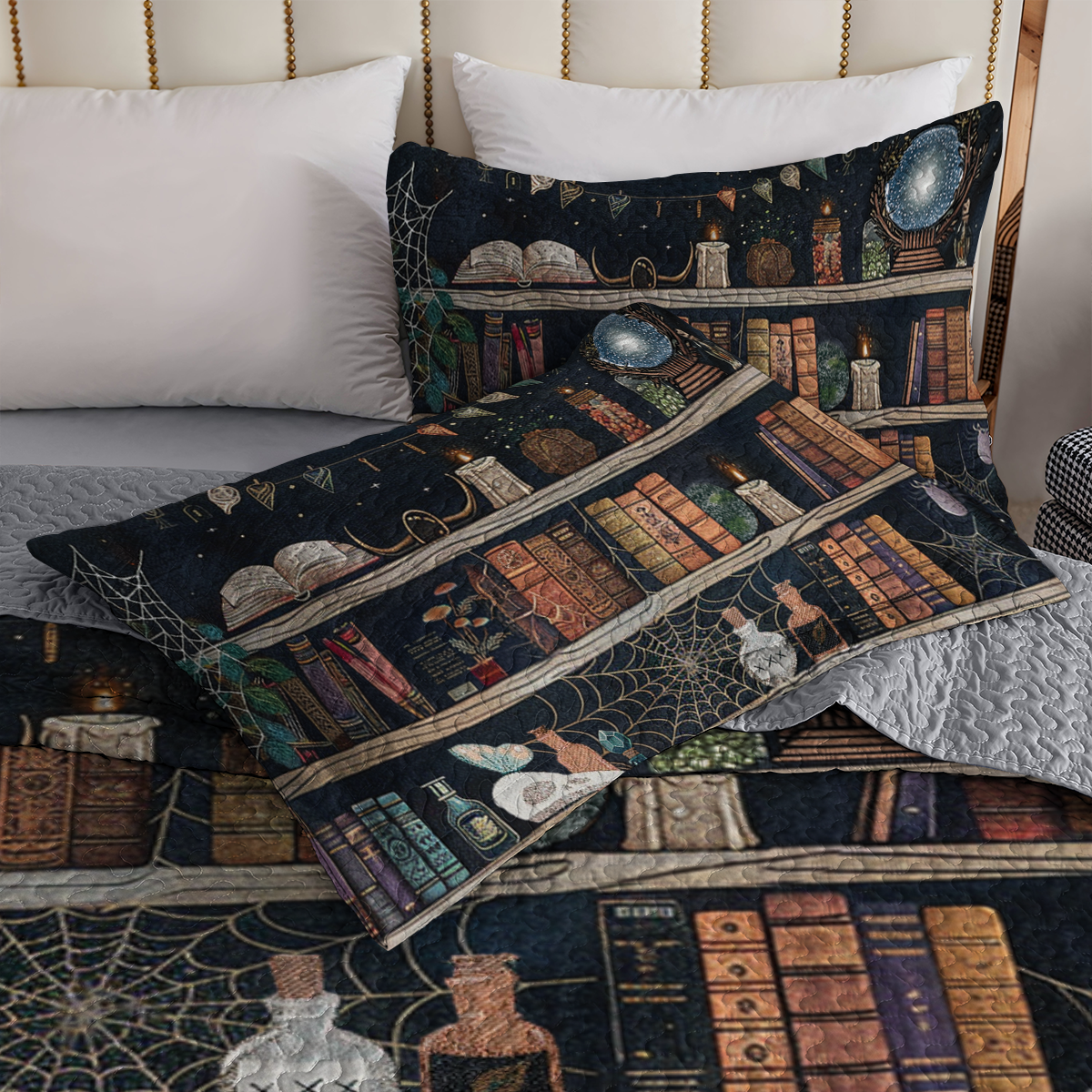 Shineful All Season Quilt 3-Piece Set The Witch Library