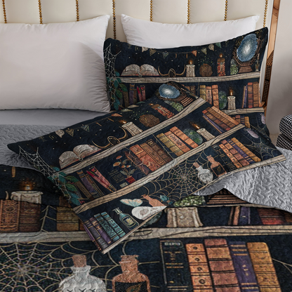 Shineful All Season Quilt 3-Piece Set The Witch Library