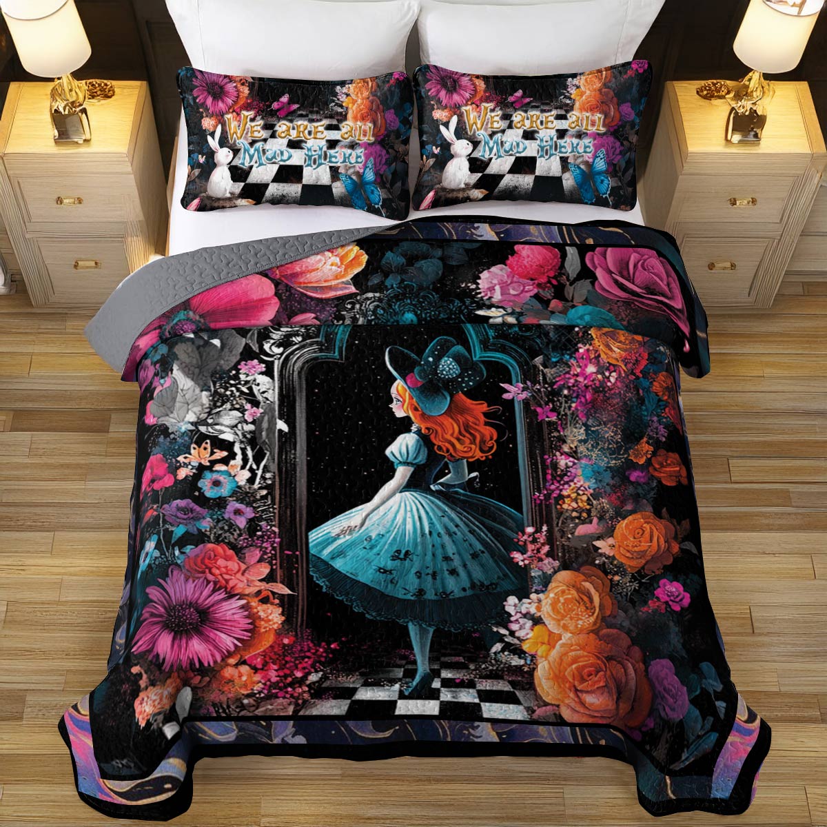 Shineful All Season Quilt 3-Piece Set Lost In Wonderland