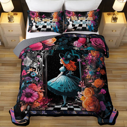 Shineful All Season Quilt 3-Piece Set Lost In Wonderland