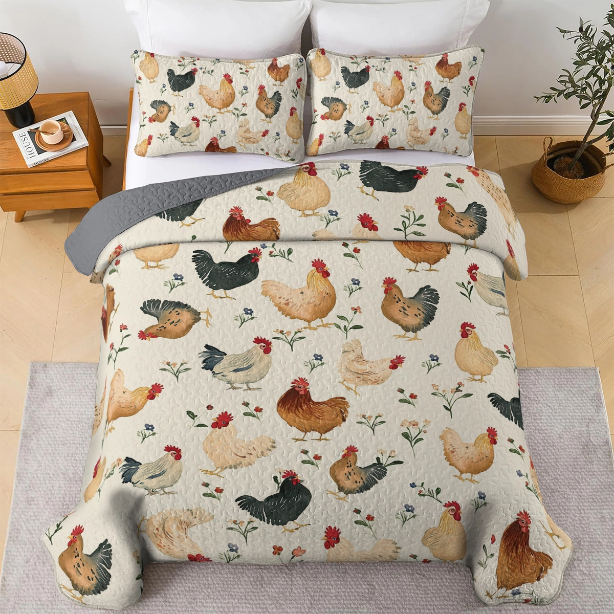 Shineful All Season Quilt 3-Piece Set - Cozy Hen Haven