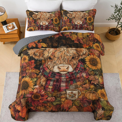 Shineful All Season Quilt 3-teiliges Set - Autumn Highland 