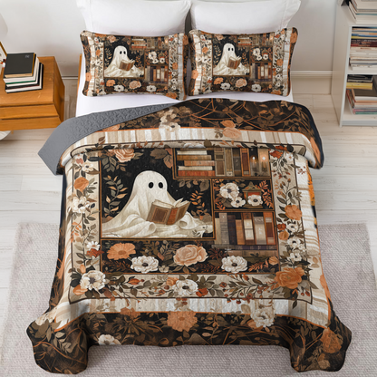 Shineful All Season Quilt 3-Piece Set Ghostly Booknook