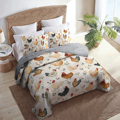 Shineful All Season Quilt 3-Piece Set - Cozy Hen Haven