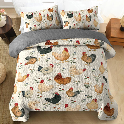 Shineful All Season Quilt 3-Piece Set - Cozy Hen Haven