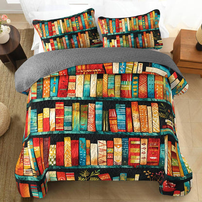 Shineful All Season Quilt 3-teiliges Set Amazing Bookshelf