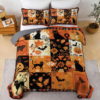 Shineful All Season Quilt 3-teiliges Set Spooky Patches