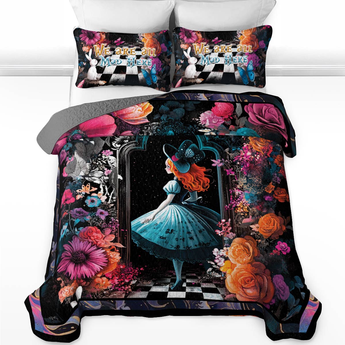 Shineful All Season Quilt 3-Piece Set Lost In Wonderland