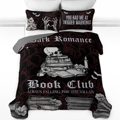 Shineful All Season Quilt 3-Piece Set Dark Romance Book Club